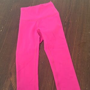 lululemon hot pink leggings